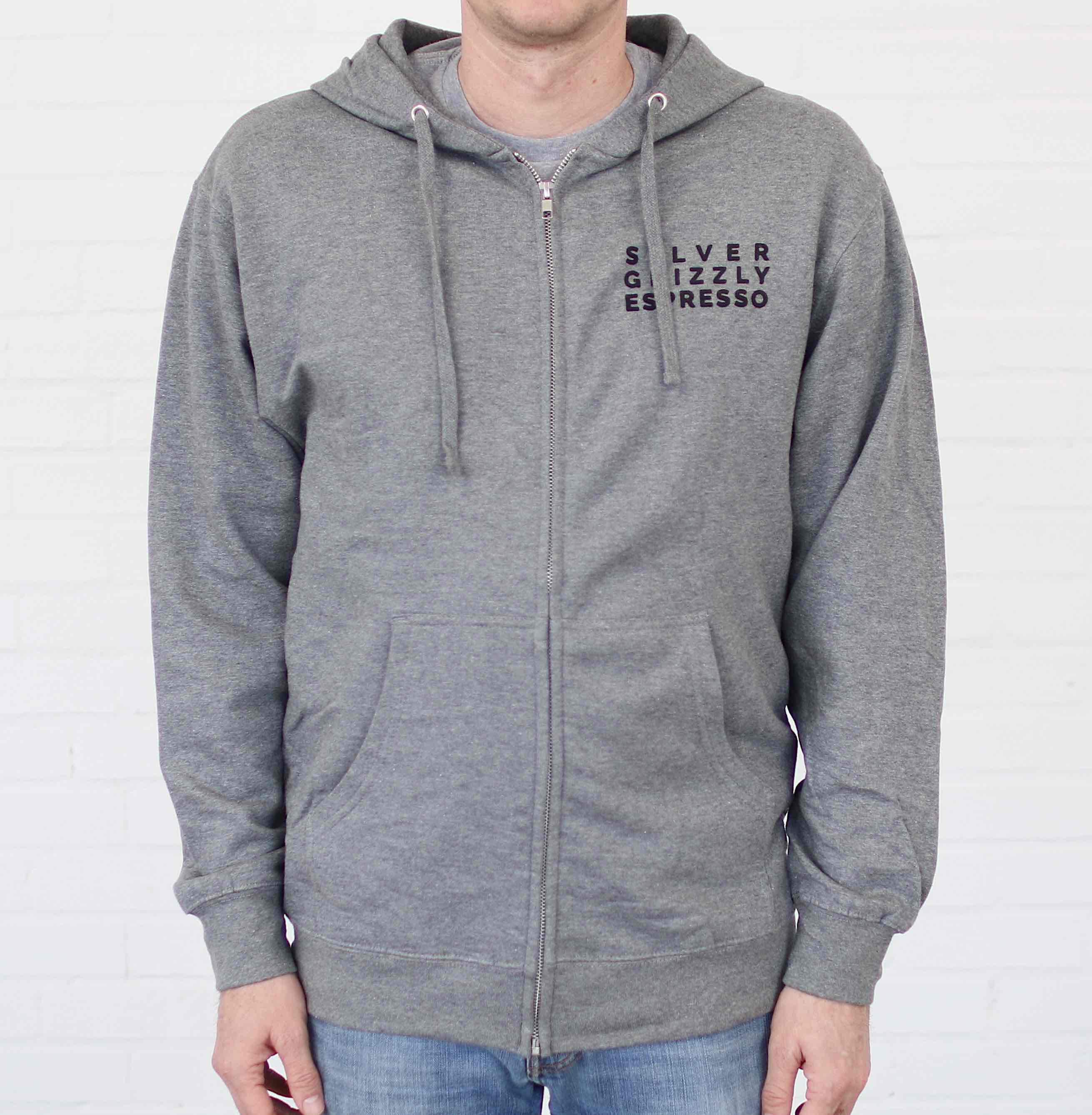 Hoodie – Silver Grizzly Espresso